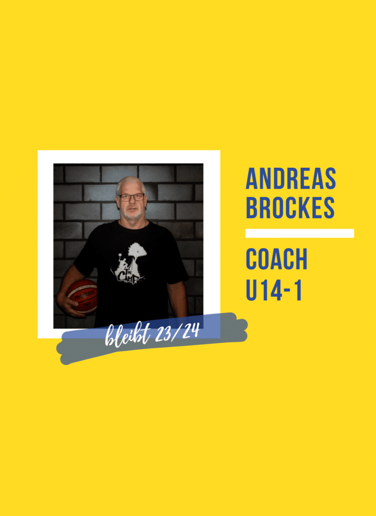 Andreas Brockes bleibt Coach der U14-1
