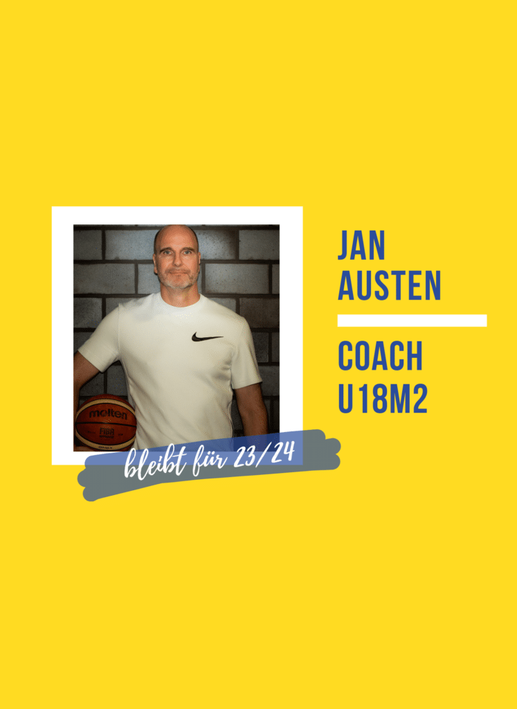 Jan Austen bleibt Coach der U18M2